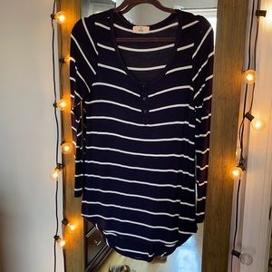 Long sleeved tunic dress.